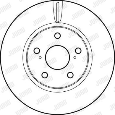 Jurid 562689JC-1 - Тормозной диск autospares.lv