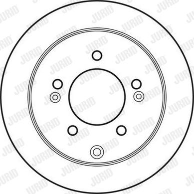 Jurid 562686JC-1 - Тормозной диск autospares.lv