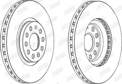 Jurid 562688JC - Тормозной диск autospares.lv