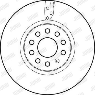 Jurid 562688JC - Тормозной диск autospares.lv