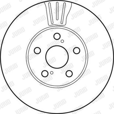 Jurid 562683JC - Тормозной диск autospares.lv