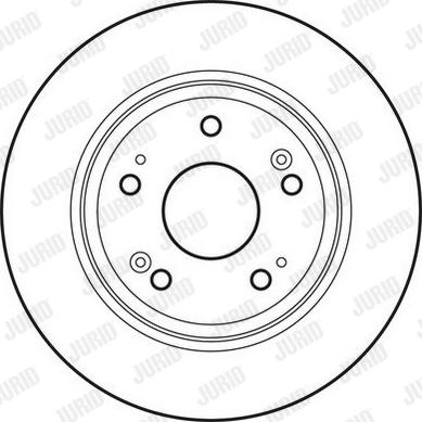 Jurid 562687JC - Тормозной диск autospares.lv