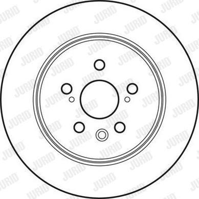 Jurid 562639J-1 - Тормозной диск autospares.lv