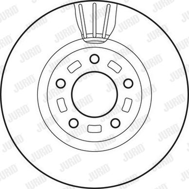 Jurid 562635JC - Тормозной диск autospares.lv