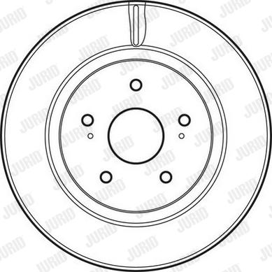 Jurid 562632JC-1 - Тормозной диск autospares.lv