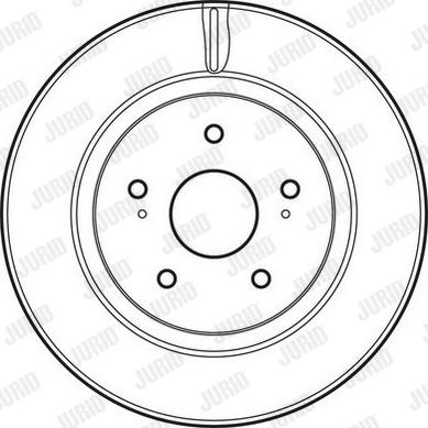 Jurid 562632JC - Тормозной диск autospares.lv