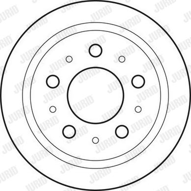 Jurid 562629JC-1 - Тормозной диск autospares.lv