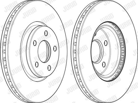 Jurid 562624JC - Тормозной диск autospares.lv