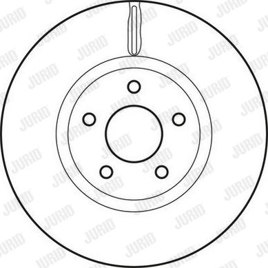 Jurid 562624JC - Тормозной диск autospares.lv