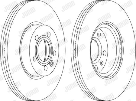 Jurid 562626JC - Тормозной диск autospares.lv