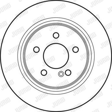 Jurid 562620JC - Тормозной диск autospares.lv