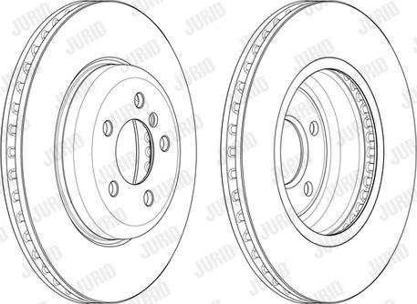 Jurid 562679JC-1 - Тормозной диск autospares.lv