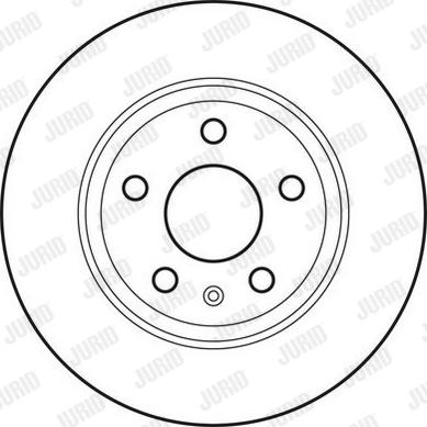 Jurid 562676JC-1 - Тормозной диск autospares.lv