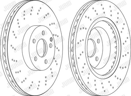 Jurid 562678JC - Тормозной диск autospares.lv