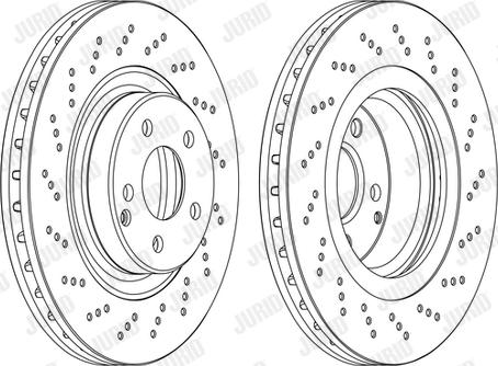 Jurid 562673JC - Тормозной диск autospares.lv