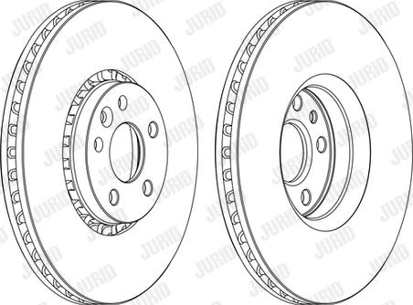 Jurid 562672JC - Тормозной диск autospares.lv