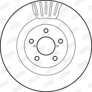 Jurid 562677JC-1 - Тормозной диск autospares.lv