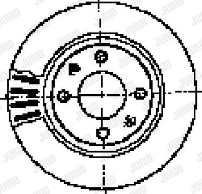 Jurid 562045J - Тормозной диск autospares.lv