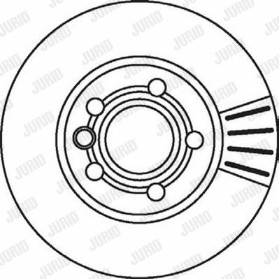 Denckermann B130074 - Тормозной диск autospares.lv