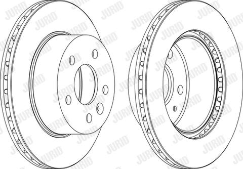 Jurid 562054J - Тормозной диск autospares.lv