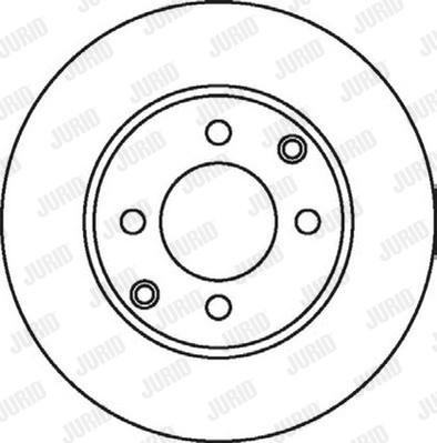 Jurid 562055JC - Тормозной диск autospares.lv