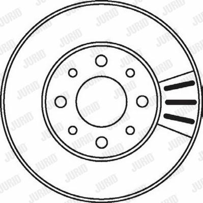 Jurid 562056JC - Тормозной диск autospares.lv