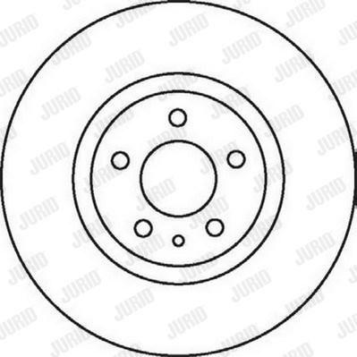 Jurid 562061J - Тормозной диск autospares.lv