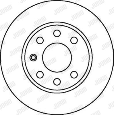 Jurid 562068J - Тормозной диск autospares.lv