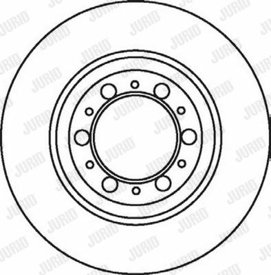 Jurid 562063J - Тормозной диск autospares.lv