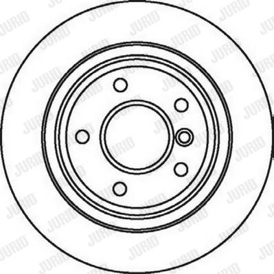 Jurid 562062J-1 - Тормозной диск autospares.lv