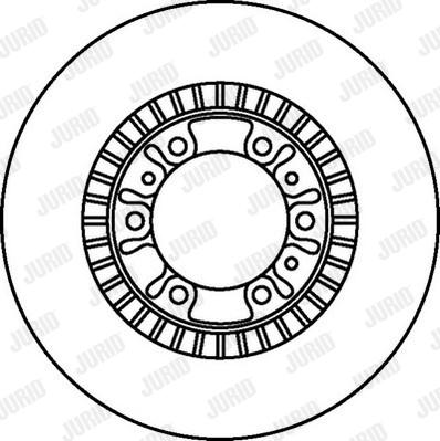 Jurid 562067JC - Тормозной диск autospares.lv