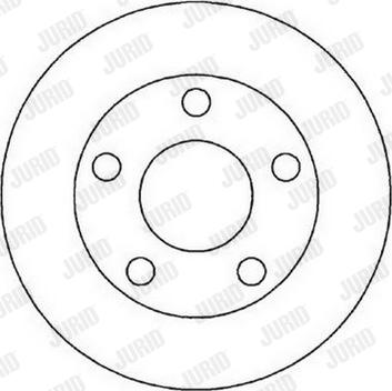 Jurid 562005J - Тормозной диск autospares.lv