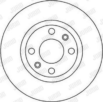 Jurid 562019J - Тормозной диск autospares.lv