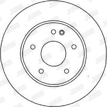 Jurid 562013JC-1 - Тормозной диск autospares.lv