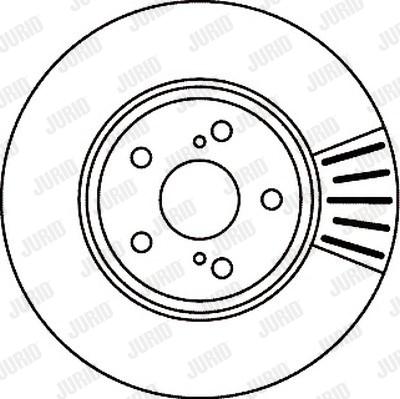 Jurid 562012J - Тормозной диск autospares.lv