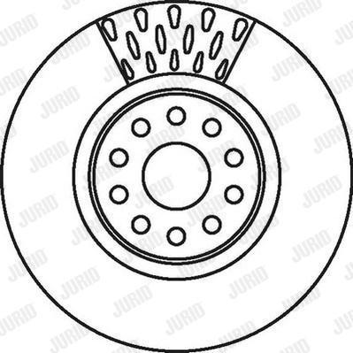 Jurid 562085J - Тормозной диск autospares.lv