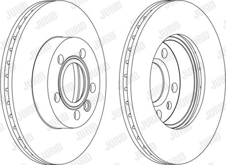 Jurid 562080J - Тормозной диск autospares.lv