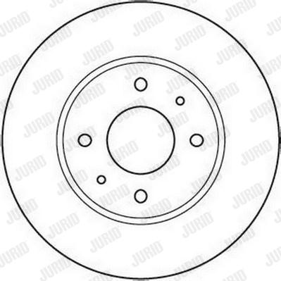 Jurid 562088J - Тормозной диск autospares.lv