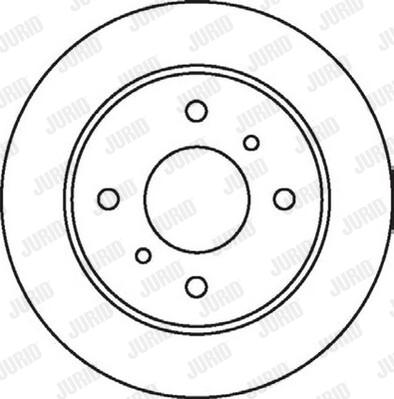 Jurid 562032JC-1 - Тормозной диск autospares.lv