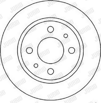 Jurid 562025J - Тормозной диск autospares.lv