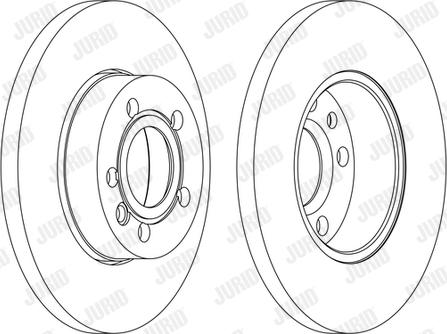 Jurid 562079JC-1 - Тормозной диск autospares.lv