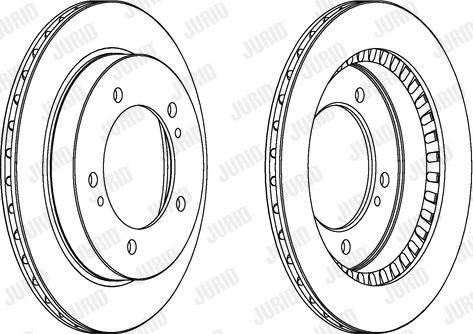 Jurid 562075JC - Тормозной диск autospares.lv