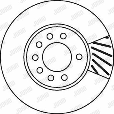 Jurid 562070J - Тормозной диск autospares.lv