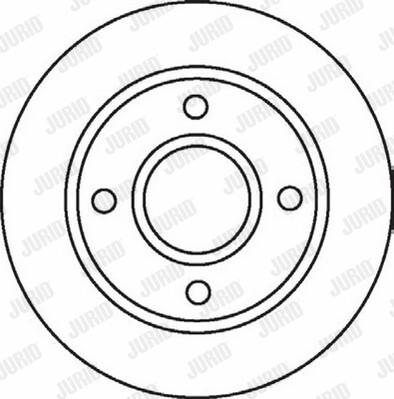 Jurid 562078JC-1 - Тормозной диск autospares.lv