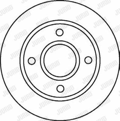 Jurid 562078J - Тормозной диск autospares.lv