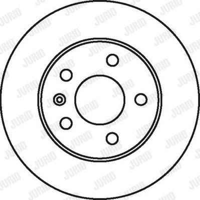 Jurid 562072J - Тормозной диск autospares.lv