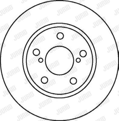 Jurid 562077J - Тормозной диск autospares.lv