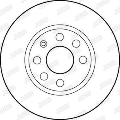 Jurid 562196J - Тормозной диск autospares.lv