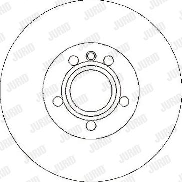 Jurid 562198J - Тормозной диск autospares.lv