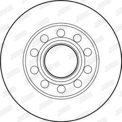 Jurid 562192JC-1 - Тормозной диск autospares.lv